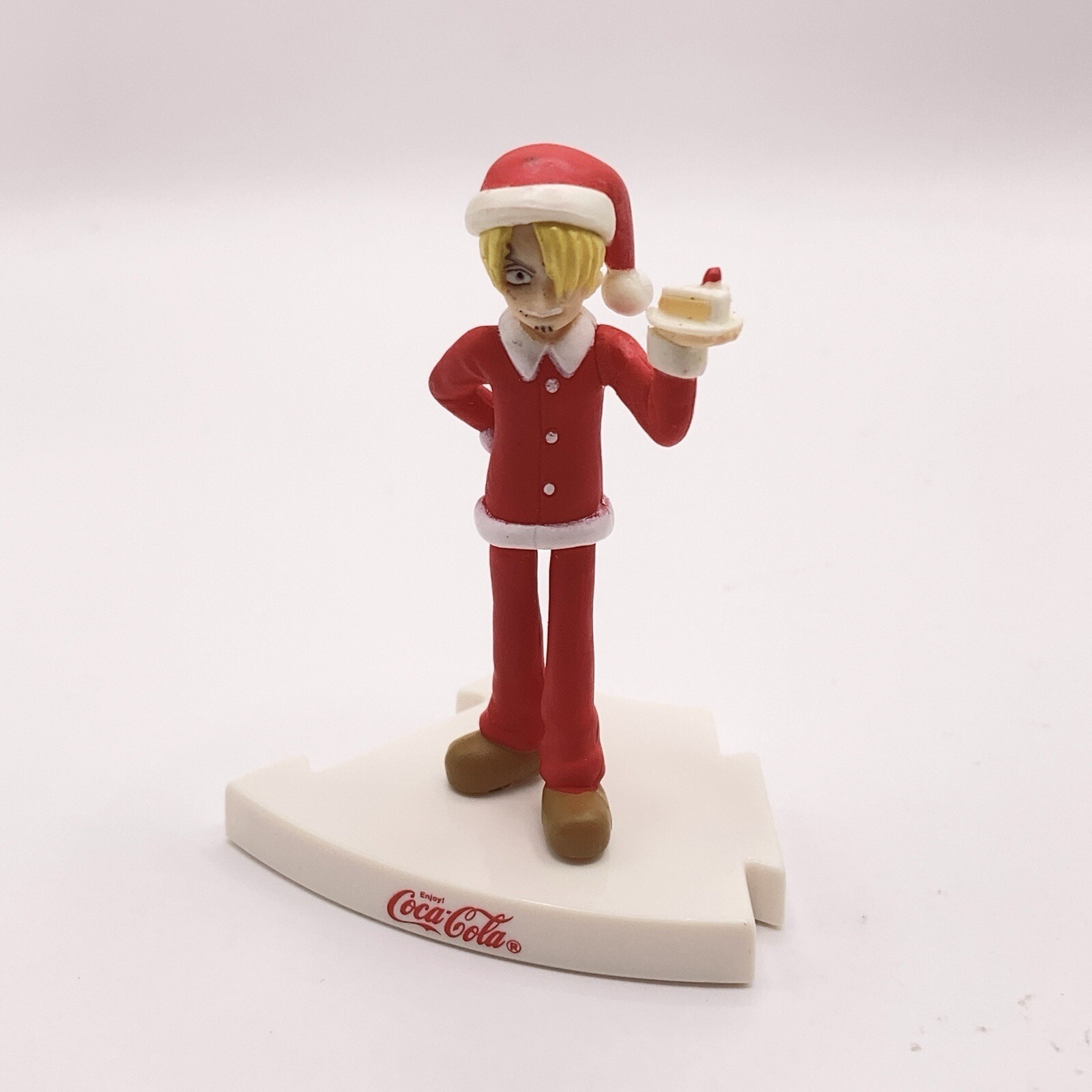 Sanji One Piece Coca Cola Mini Figura Navidad Versión Japón Anime Limitado...