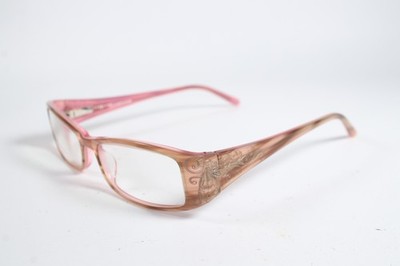 Rampage Eyeglasses R 100 Womens Beige BE Full Rim Plastic Glasses Frames 51 mm
