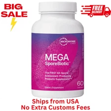 Microbiome Labs MegaSporeBiotic (60 Capsules) - Probiotic 1/27 EXP
