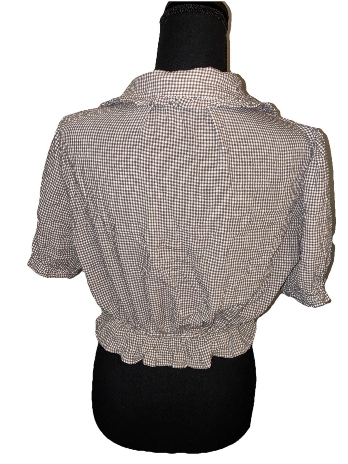 Lelis Collection Large Cropped Pattern Collared R… - image 6