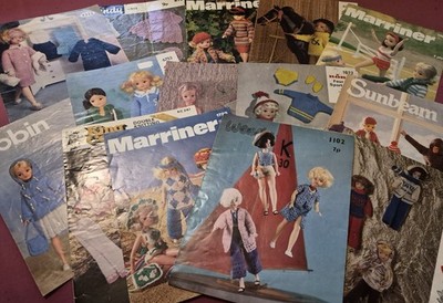 14 VINTAGE MUSTER für TEENAGER PUPPENKLEIDUNG