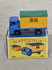 Lesney Matchbox Series #60 Truck with Site Hut Office with box
