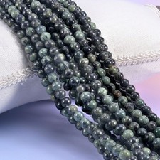 2-2.5mm Hole Kambaba Jasper Smooth Round Beads 6mm 8mm 10mm 8 Inch Strand