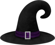 Witch Hat, Witches Hat Wizard Costume Accessory for Halloween Cosplay Party