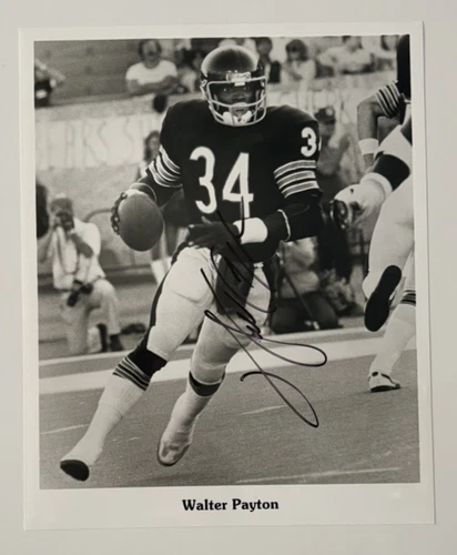 Walter Payton Chicago Bears Autographed 8x10 Photo with COA