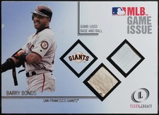 2001 Fleer Legacy - MLB Game Issue Base/Ball #NNO Barry Bonds /100 Baseball EX