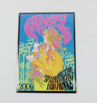 2006 Bob Masse Poster Art Calendar Peace Love Rock & Roll New Sealed Pink Floyd