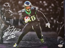 Miles Sanders Authentic Signed 11x14 Photo W/ JSA COA Eagles Cowboys