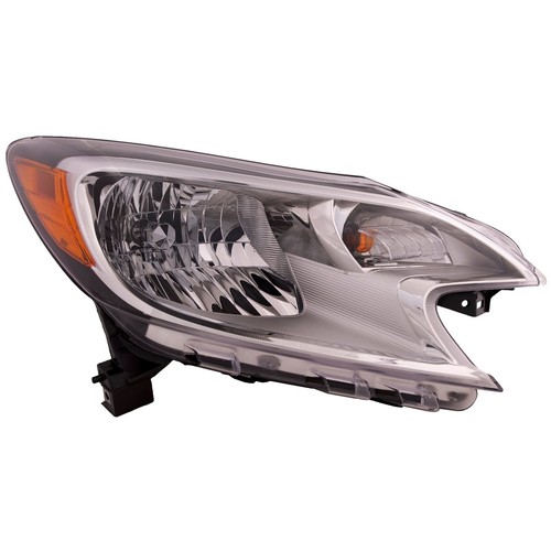 Headlight For 2015-2016 Nissan Versa Note Right Side Chrome Housing Clear Lens
