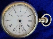 United State US Watch Co 1888h Grade 56 Waltham, MA 18S 11J SILVEROID Case Runs 