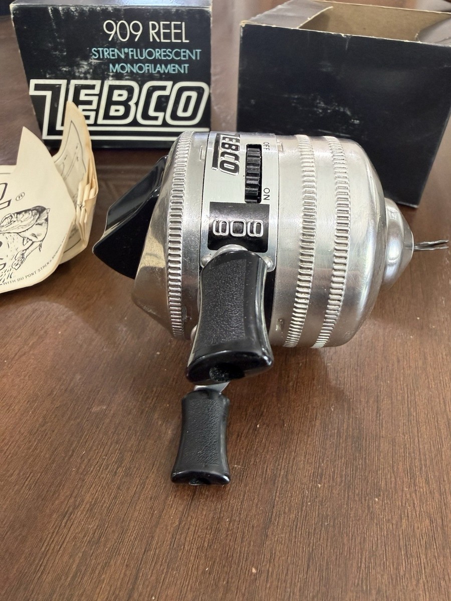 Vintage Zebco 909 Fishing Reel Made in USA In Beautiful Condition