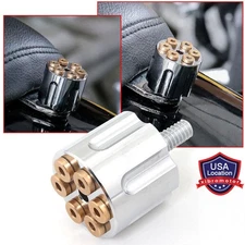 Chrome Billet Aluminum Rear Fender Seat Bolt Screw Fit For Harley Davidson 96-15