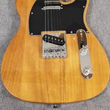 Chitarra elettrica vintage anni 50 Standard Telly Natural SS pickup corpo mogano