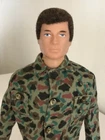 Hasbro Vintage Flocked Fuzz Beard Hair GI JOE 1964 Adventure Team Action Figure