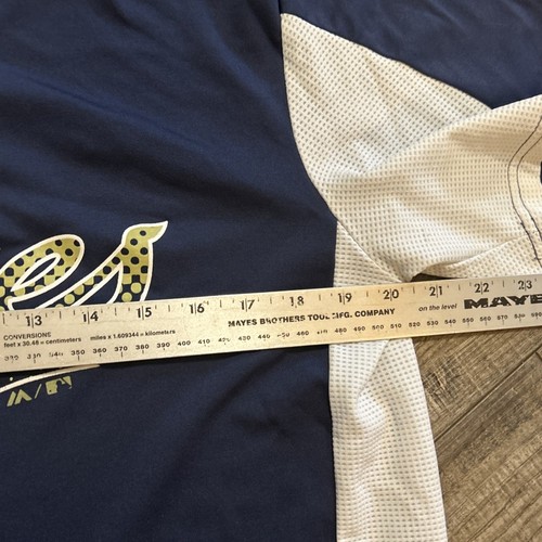 Padres Majestic Jersey Mens L Blue Vtg Cool Base Baseball Performance Shirt - Picture 6 of 8