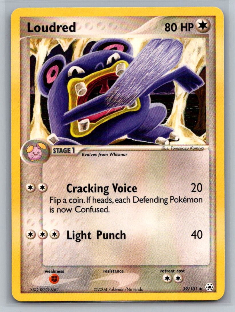 Loudred Uncommon Hidden Legends 39/101 LP