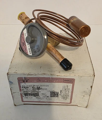Sporlan ERZE-4-GA 3/8" x 1/2" ODF Thermal Expansion Valve w/60" Capillary  4 Ton