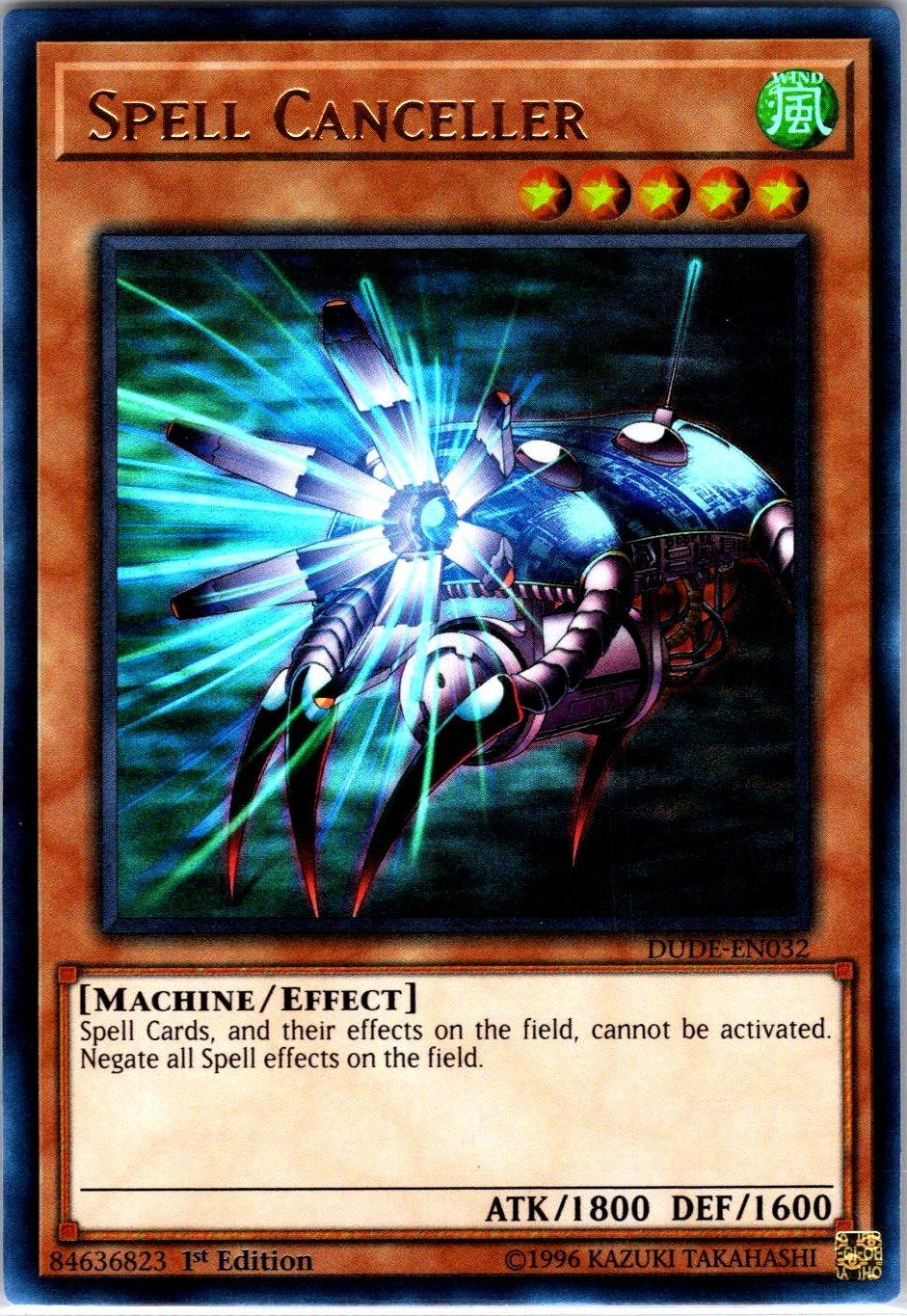 Spell Canceller DUDE-EN032 UR Duel Devastator Yu-Gi-Oh 1st Edition NM
