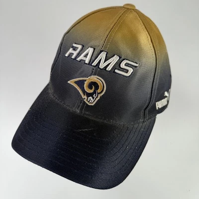 Casquette De Baseball Puma Los Angeles Rams Homme Réglable Ombre Or Marine - Photo 1/4