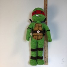 Rafael Teenage Mutant Ninja Turtles Crochet Stuffed Handmade