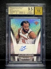 JALEN BRUNSON 2024 PRIZM BLACK FLASHBACK SIGNATURES MOJO /25 - BGS 9.5 A 10 GEM+