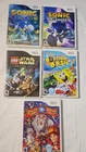 Wii Games Lot 5-Sonic Colors & Unleased, Star Wars, Sponge Bob, Ringling Bros.