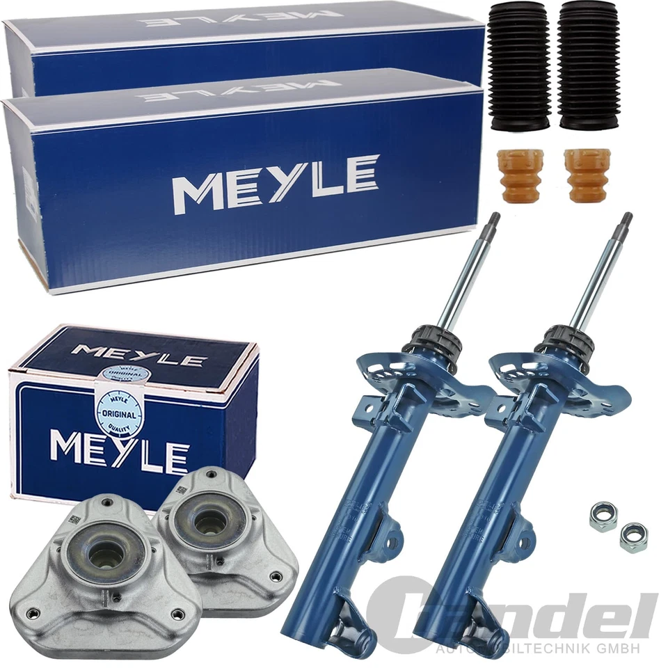 2x MEYLE STOSSDÄMPFER DOMLAGER+PROTECTION KIT VORNE für MERCEDES E-KLASSE W212