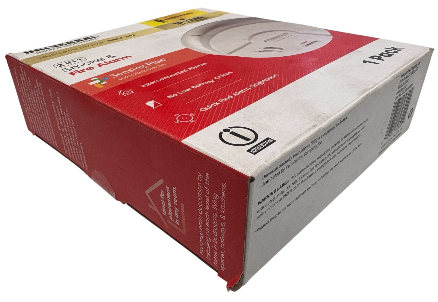 Universal Security Instruments Combination Alarm Smoke & Fire