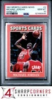 1991 ALLAN KAYE'S SPORTS CARDS NEWS MAGAZINE HAND CUT #2 MICHAEL JORDAN PSA 10