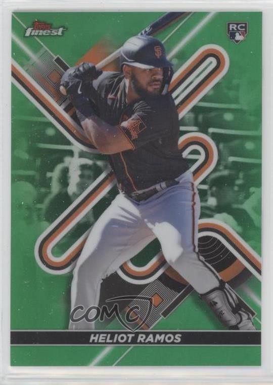 2022 Topps Finest Green Refractor 43/99 Heliot Ramos #82 Rookie RC 0ne9