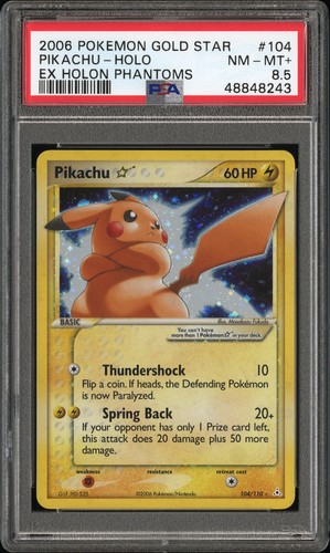 Pikachu ★ graded PSA 8.5 for sale on eBay