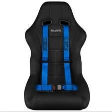 Braum - Blue 4 Point 2 Inch Strap Racing Harness BRH-BUP4 - Single