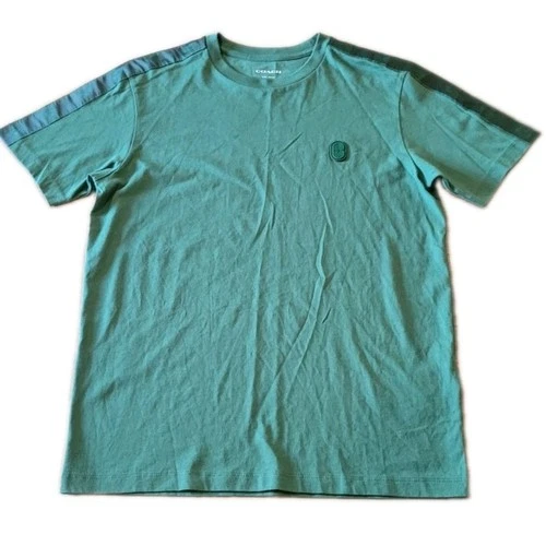 Coach Green Signature Tape Designer T-Shirt