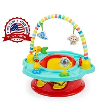 Asiento de actividades para bebé 3 en 1 SuperSeat Playful Paradise con juguetes