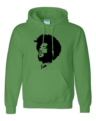 Questlove Afro Sudadera con Capucha Hip Hop Baterista en S-5XL Suéter con Capucha - Imagen 9 de 11