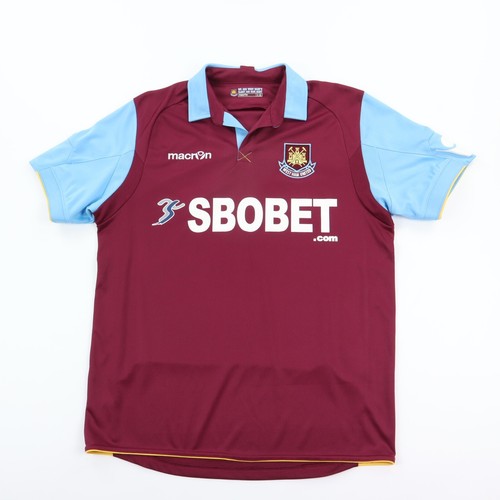 West Ham United Macron Fußball Trikot 2010-2011 Home Kit Premier League Small