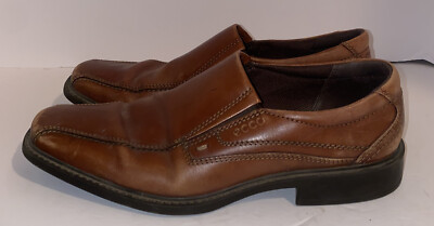 ECCO Mens Brown Leather Slip On Loafers Shoes Size 43 Comfort Amazon.com | ECCO Men main image 4