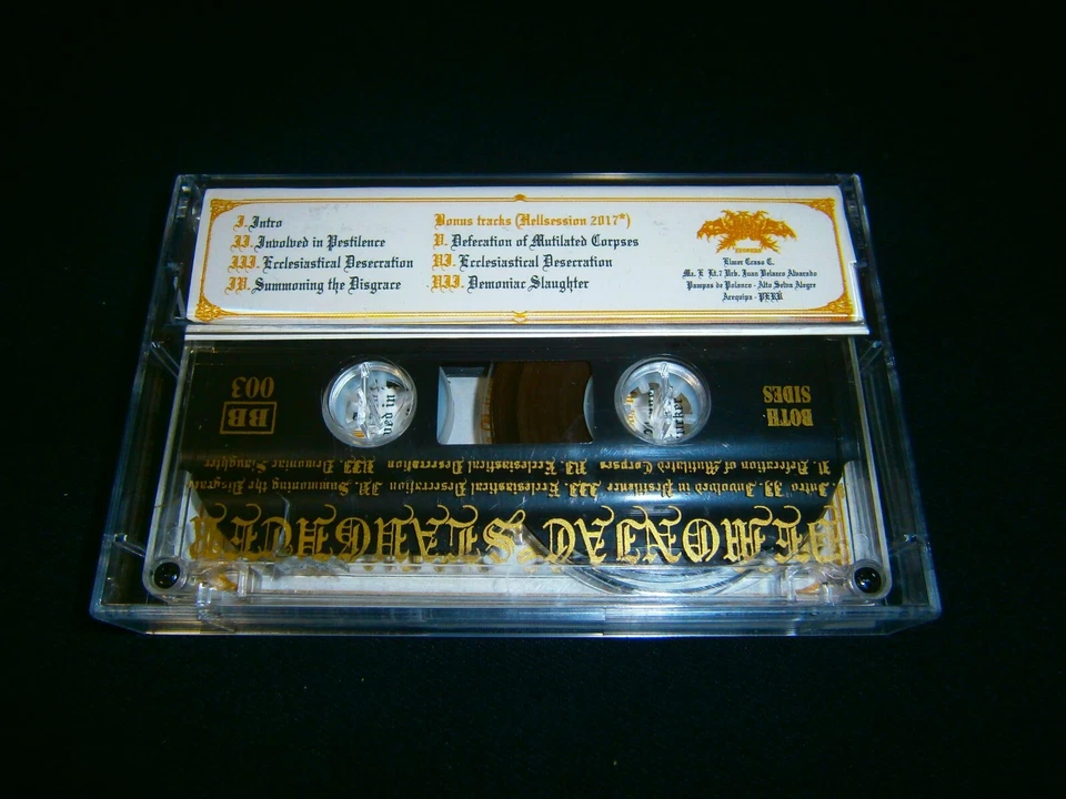 DEMONIAC SLAUGHTER - Ecclesiastical Desecration. Tape - Image 4 of 4