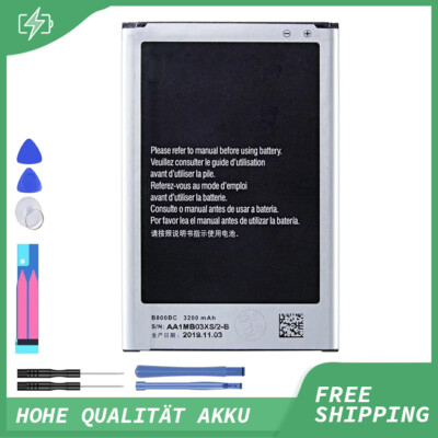 Akku für Samsung Galaxy Note 3 III GT-N9002 GT-N9005 B800BE B800BU