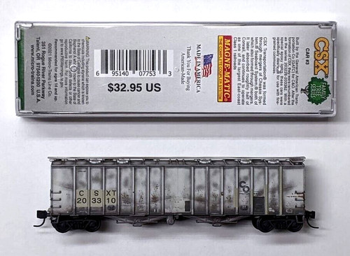 MTL Micro-Trains 09844180 98180 CSXT 203310 50 pies Airslide coche FW desgastado | Zustand: New