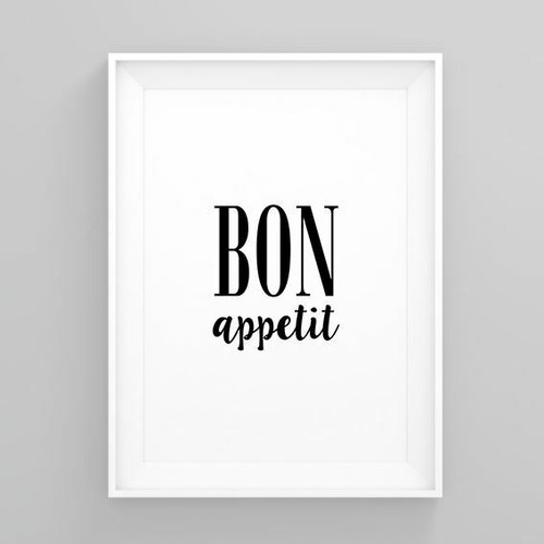 Elegante estampado para regalo en el hogar Bon Appétit - Imagen 12 de 12