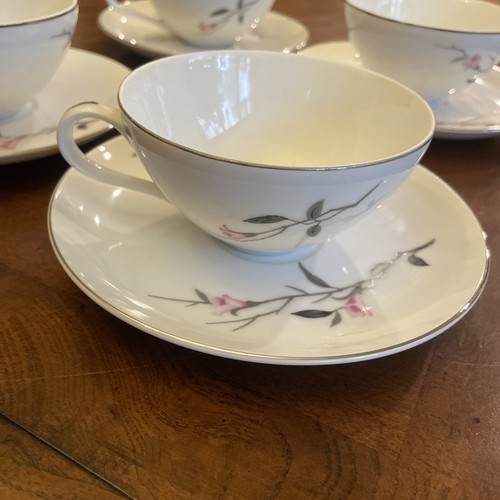 Vintage Teacup And Saucer, Cherry Blossom 1067 Japan - Picture 3 of 5