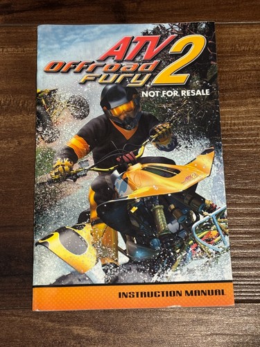ATV Offroad Fury 2 PS2 Playstation 2 Instruction Manual Only