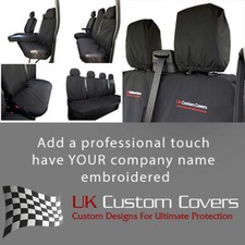 Renault Master (2010-2024) Vorne und Hinten Seat Bezüge Inkl. Stickerei 236