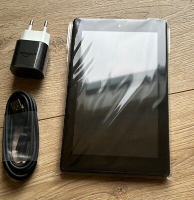 Amazon Fire 7 12. Gen 16GB, Wi-Fi, 7 Zoll - Schwarz (mit Werbung)