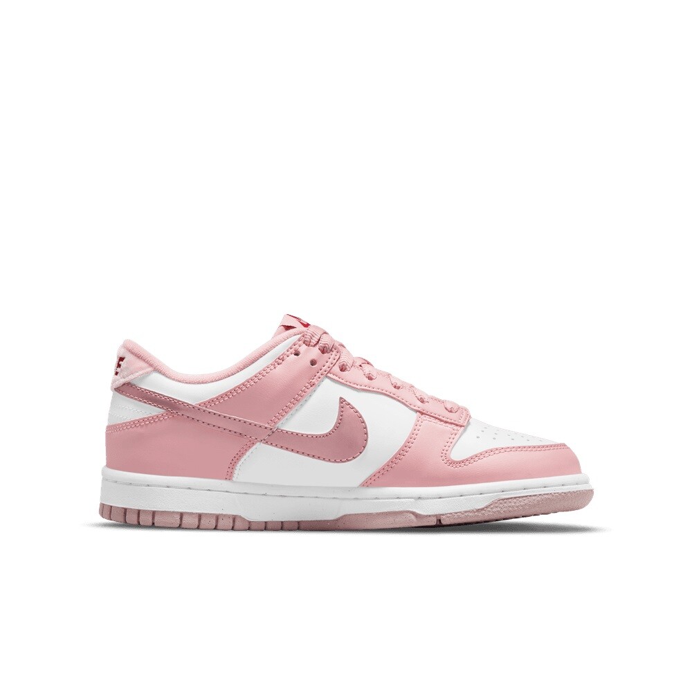 Кроссовки для больших детей Nike Dunk Low Pink Velvet с розовой глазурью/Белый (DO6485 600) - 6,5
