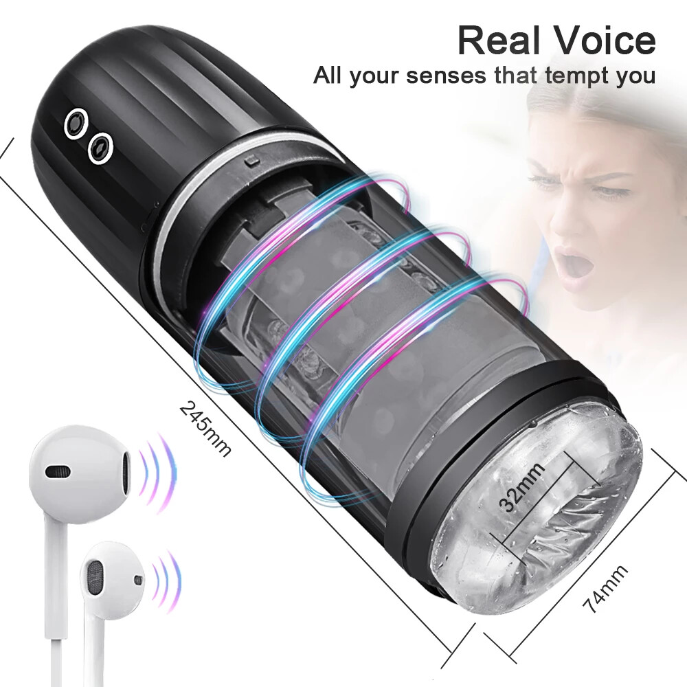 Automatic HandsFree For Male Masturbaters Rotation Suck Stroker Cup  Masturbator | eBay