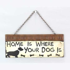 Where Your Dog Is Wall Sign 13781