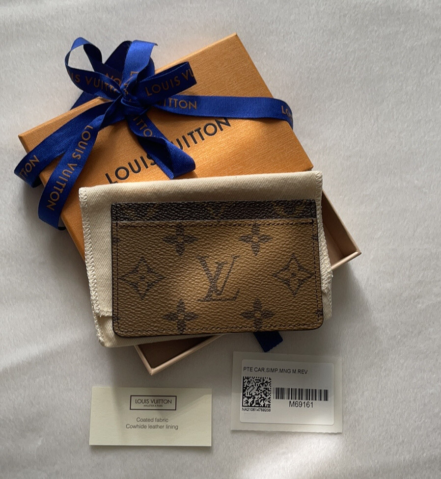Louis Vuitton Reverse Monogram Card Holder Case M69161 Made in  