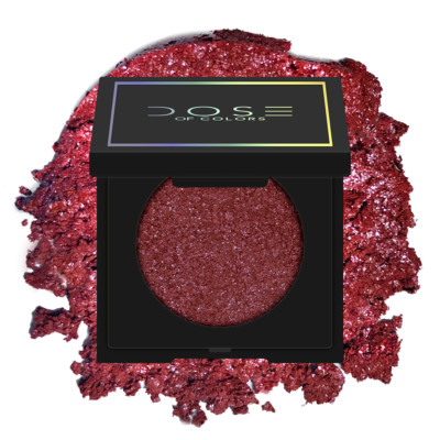 AUTHENTIC DOSE OF COLORS COSMETICS EYESHADOW BLOCK PARTY COLLECTION SIZZLE RED 